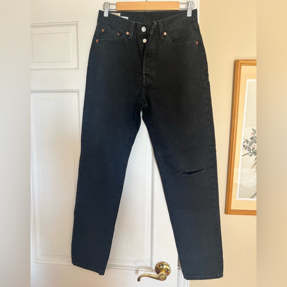 Levi's Black Jeans Barreled NEW